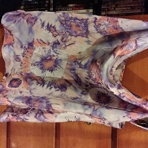 Tie-dye spaghetti strap